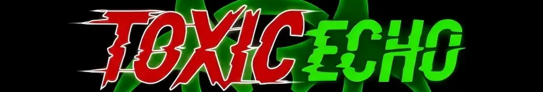 Baner studia Toxic Echo w stylistyce techo/cyber-punk